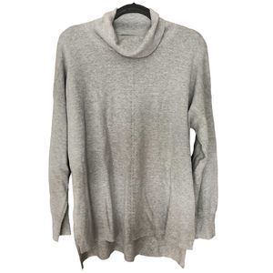New BANANA REPUBLIC FACTORY XL Pullover Turtleneck Sweater Grey 0062
